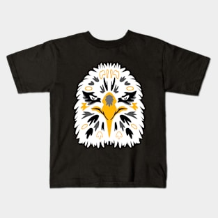 bird artistic face Kids T-Shirt